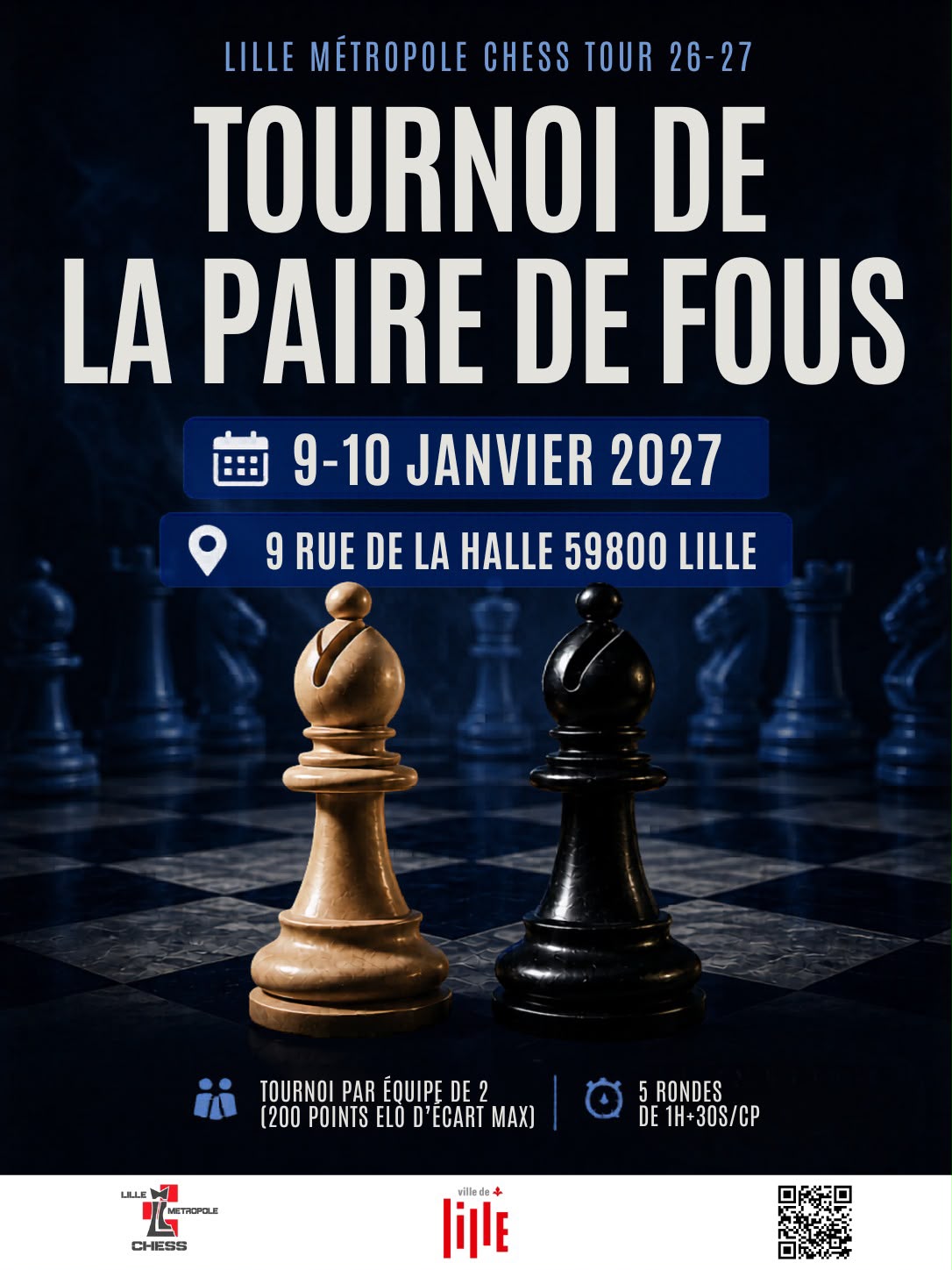 Affiche - Tournoi de la Paire de Fous